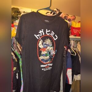 Black Graphic T-Shirt My Hero Academia Anime Manga m Women's Men's